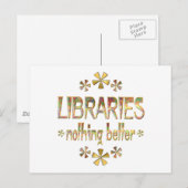 ライブラリの向上 ポストカード (正面/裏面)