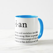 ライブラリの定義 マグカップ (正面右)