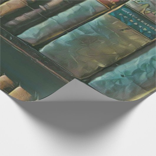 ライブラリの恋人のアートワーク ラッピングペーパー (角)