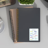 ライブラリの期限カードのブックの恋人 シール