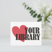 ライブラリを愛する ポストカード (スタンド正面)