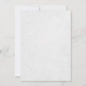 ライブラリカードの結婚式の招待 招待状 (裏面)