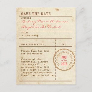 ライブラリカード日付の保存 セーブザデート