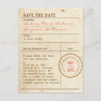 ライブラリカード日付の保存 セーブザデート