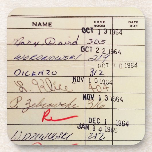 ライブラリカード23322 コースター (正面)