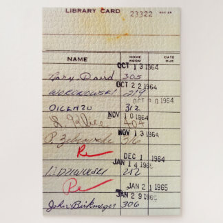 ライブラリカード23322 ジグソーパズル