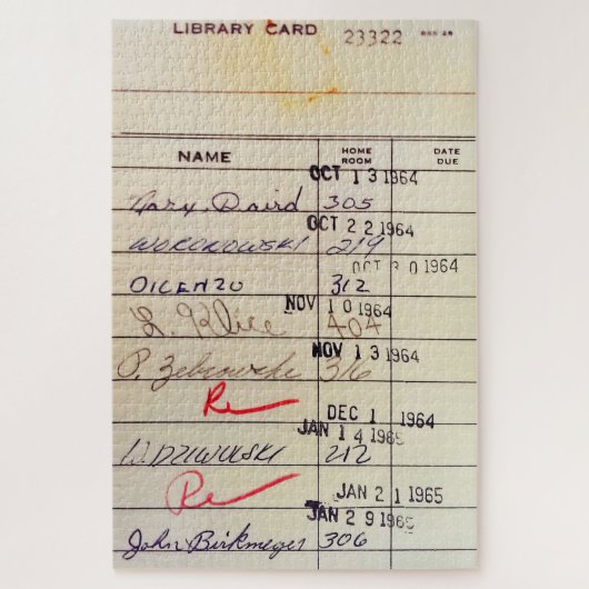 ライブラリカード23322 ジグソーパズル (縦)