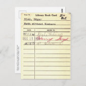 ライブラリカード510数字なし ポストカード (正面/裏面)