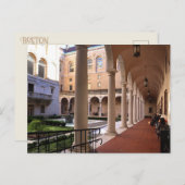 ライブラリコートヤードボストンマサチューセッツはがき シーズンポストカード (正面/裏面)