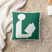 ライブラリシンボル道端サイン クッション (ブランケット)