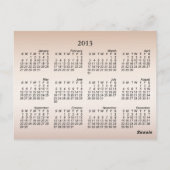 ライブラリスタックカレンダー ポストカード (裏面)