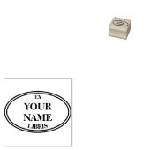 ライブラリスタンプスタイルex librisブックプレート ラバースタンプ (押印)