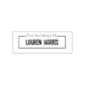 ライブラリスタンプ帳スタンプ自己インク セルフインキングスタンプ (デザイン)