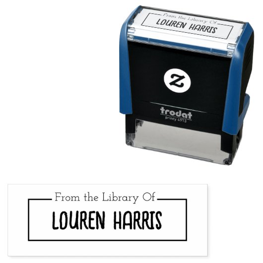 ライブラリスタンプ帳スタンプ自己インク セルフインキングスタンプ (インサイチュ)