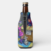 ライブラリチェックアウトのアートワーク ボトルクーラー (ボトル裏面)