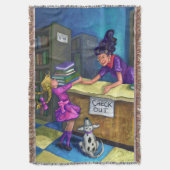ライブラリチェックアウト スローブランケット (正面縦)