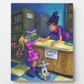 ライブラリチェックアウト フォトプラーク (正面)