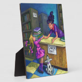 ライブラリチェックアウト フォトプラーク (側面)