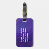 ライブラリチェックアウト ラゲッジタグ (裏面縦)