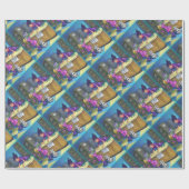 ライブラリチェックアウト ラッピングペーパー (フラット)