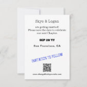 ライブラリブックチェックアウトカード日付の保存 セーブザデート (裏面)