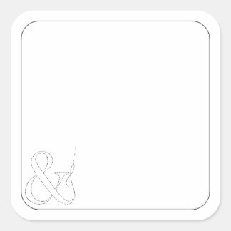 ライブラリラベル(&L) | ギフトタグ | 裁縫団体や組織 スクエアシール