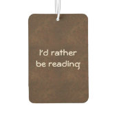 ライブラリーカードカーフレッシュナー カーエアーフレッシュナー (裏面)