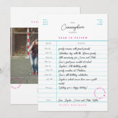 ライブラリーカード 年間ベスト Flat ホリデーカード (正面/裏面)