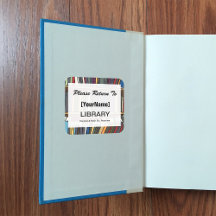 ライブラリ図書返却ステッカー