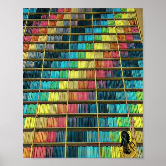 ライブラリ愛好家のギフト ポスター (正面)