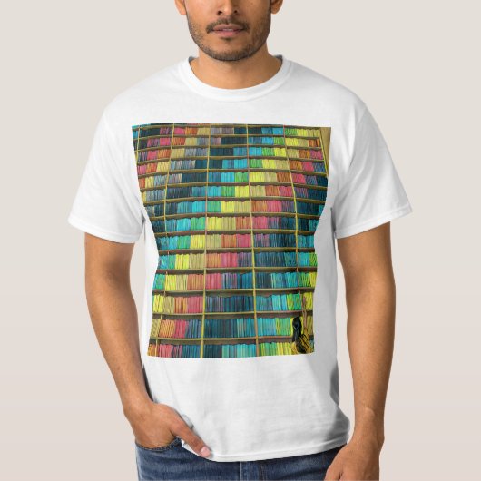 ライブラリ愛好家のギフト Tシャツ (正面)