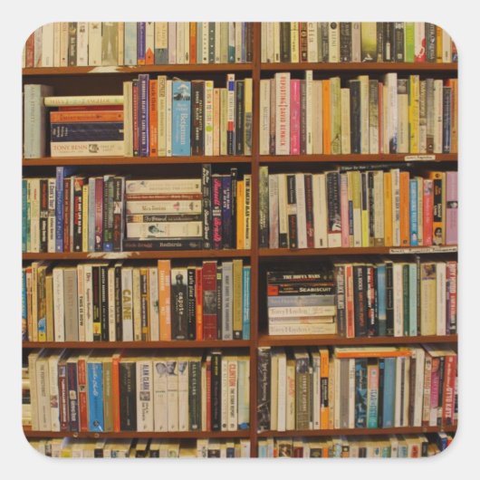 ライブラリ抱き枕内のブック スクエアシール (正面)
