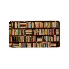 ライブラリ抱き枕内のブック ラベル