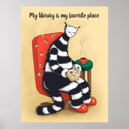 ライブラリ猫好きリバイアル ポスター (正面)