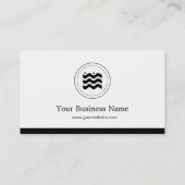 ライブラリ白黒変更ロゴ 名刺 (裏面)