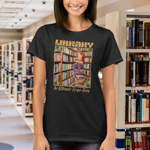 ライブラリ究極のエスケープルームTシャツ Tシャツ