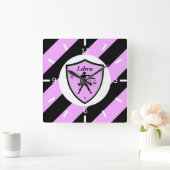 ライブラリ記号 スクエア壁時計 (ホーム)