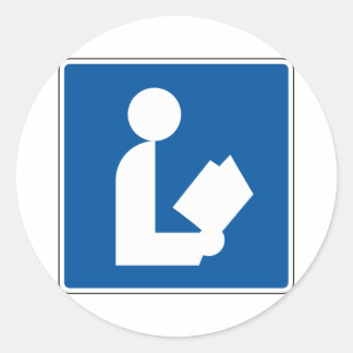 ライブラリ通り記号 ラウンドシール