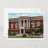 ライブラリ、ウィチタ秋、TXヴィンテージ ポストカード (正面/裏面)