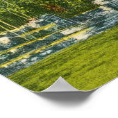 ライブラリ、カムデン、メイン州ヴィンテージ ポスター (角)