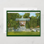 ライブラリ、カムデン、メイン州ヴィンテージ ポストカード (正面/裏面)