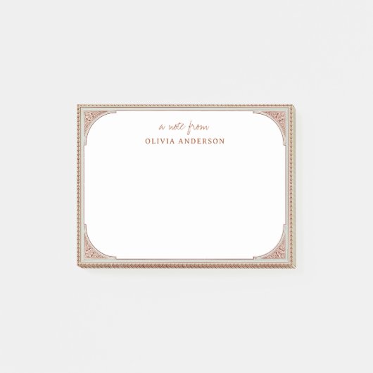 ライブラリ |ヴィンテージエレガントフレーム ポストイット (正面)