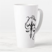 ライブラリ〔占星術の〕十二宮図記号 カフェラテマグ (右アングル)