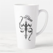 ライブラリ〔占星術の〕十二宮図記号 カフェラテマグ (右)