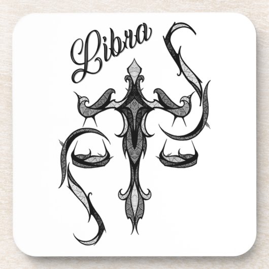 ライブラリ〔占星術の〕十二宮図記号 コースター (正面)