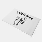 ライブラリ〔占星術の〕十二宮図記号 ドアマット (アングル)