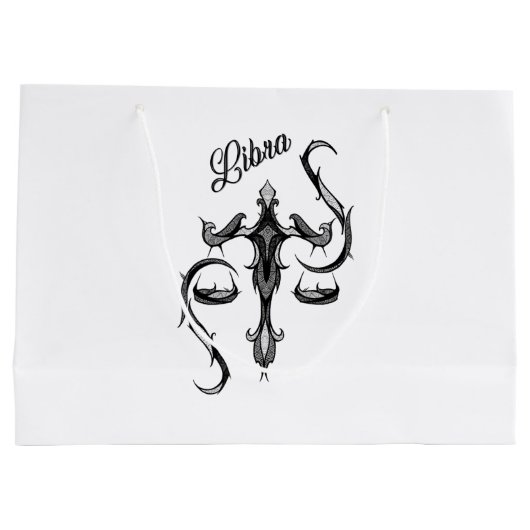 ライブラリ〔占星術の〕十二宮図記号 ラージペーパーバッグ (裏面)