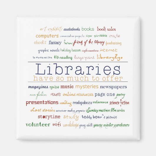 ライブラリ – 色の変更 マグネット (正面)