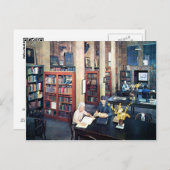 ライブラリ、Doylestown、PAヴィンテージ ポストカード (正面/裏面)