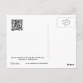 ライブラリ、Doylestown、PAヴィンテージ ポストカード (裏面)